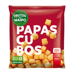 FRUTOS DEL MAIPO - Papas en Cubo Congeladas Frutos de Maipo 750 g