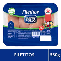 SUPER POLLO - Filetitos de Pollo Deshuesada sin Piel