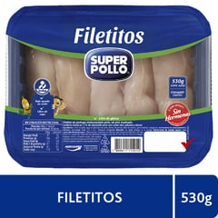 SUPER POLLO - Filetitos de Pollo Deshuesada sin Piel