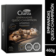 LA CRIANZA - Empanadas Aperitivo Congeladas Queso Champiñón