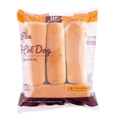 TOTTUS - Pan de Hot Dog XL 8 Un 640 g