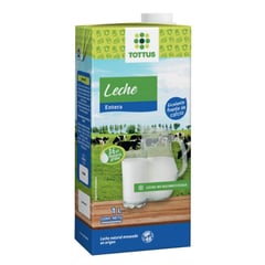 TOTTUS - Leche Entera 1 L