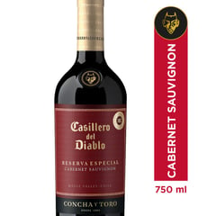 CASILLERO DEL DIABLO - Vino tinto cabernet sauvignon reserva