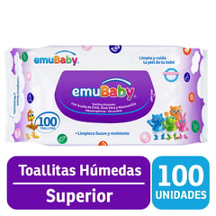 EMUBABY - Toallitas Húmedas para Bebés 100 Un