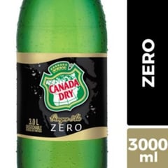 CANADA DRY - Bebida Canadá Dry Sin Azúcar 3 L