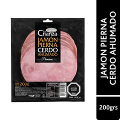 LA CRIANZA - Jamón de Pierna Cerdo Ahumano 200 g