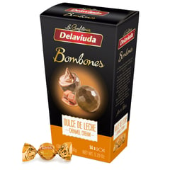 DELAVIUDA - Bombones de Chocolate con Dulce Leche 150 g