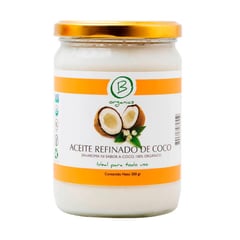 B ORGANICS - Aceite Refinado de Coco Extra Virgen Orgánico