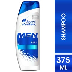 HEAD AND SHOULDERS - Shampoo 3 en 1 Para Hombres