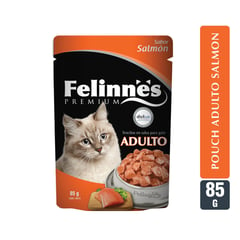 FELINNES - Alimento Húmedo para Gatos Sabor Salmón 85 g