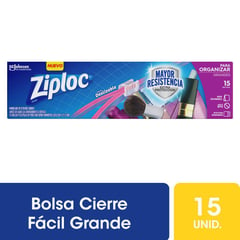 ZIPLOC - Bolsa para Organizar Grande 15 Un