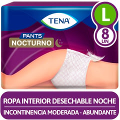 TENA - Pañal Adulto Pants Nocturno Talla L