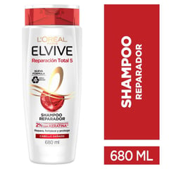 ELVIVE - Shampoo Reparador Cabello Dañado 680 ml