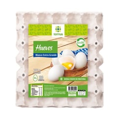 TOTTUS - Huevos Blanco Extra Grande 20 Un