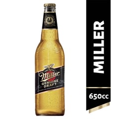 MILLER - Cerveza Botella 650 cc