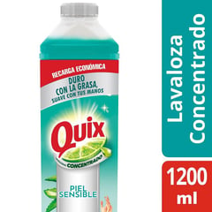 QUIX - Lavaloza Aloe Limón Piel Sensible 1.2 L