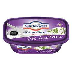 SANTA ROSA - Queso Crema Sin Lactosa 150 g