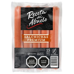 RECETA DEL ABUELO - Salchicha Premium 15 Un