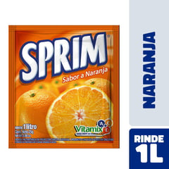 SPRIM - Bebida instantanea en polvo naranja