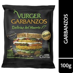 LA CRIANZA - Hamburguesa Vegetal de Garbanzos Veggie 100 g