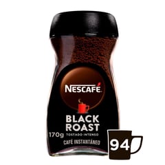 NESCAFE - Café Instantáneo Black Roast 170 g