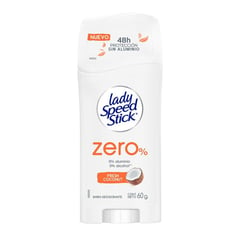 LADY SPEED STICK - Desodorante en Barra Zero% Coconut 60 g