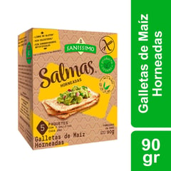 SANISSIMO - Galletas Salmas Horneadas 90 g