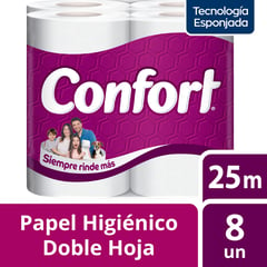 CONFORT - Papel Higiénico Doble Hoja