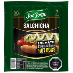 SAN JORGE - Salchichas de Pollo y Cerdo para Hot Dogs