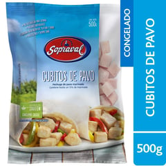 SOPRAVAL - Cubitos de Pavo Congelado 500 g