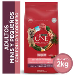 PURINA ONE - Alimento Perro Pequeño Pollo/Cordero