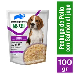 ANIMAL PLANET - Alimento Húmedo para Perro Sabor Pechuga Pollo 100 g