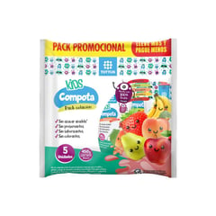 TOTTUS - Pack Compotas 5 Sabores