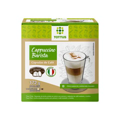 TOTTUS - Cápsulas de Café Cappuccino 172 g