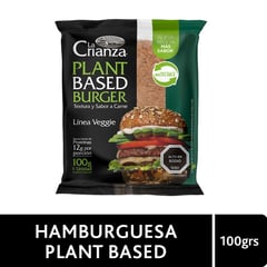 LA CRIANZA - Hamburguesa Vegetal Plant Based 100 g