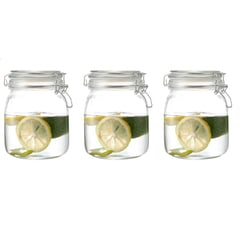 CASA JOVEN - Set x 3 Canisters Vidrio 1000 ML