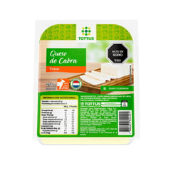 TOTTUS - QUESO CABRA TROZO 250 GR UND