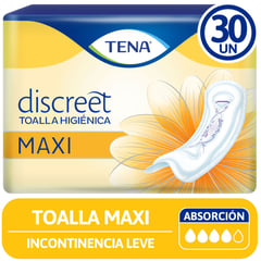 TENA - Toalla Higenica Mujer Maxi 30 UN