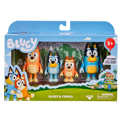 BLUEY - PACK 4 FIGURAS