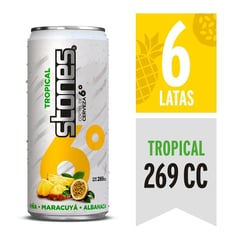 STONES - SIXPACK CERV TROPICAL 6G 269ML