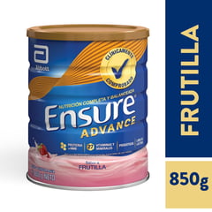 ENSURE ADVANCE - Alimento en Polvo Ensure Sabor Frutilla 850 g