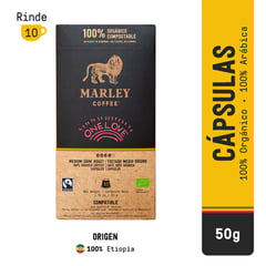 MARLEY COFFEE - Cápsulas de Café Orgánico One Love