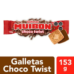 MUIBON - Galleta Dulce Bañada Sabor Chocolate