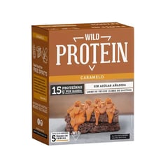 WILD PROTEIN - Pack de Barra de Cereal Sabor Caramelo