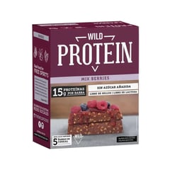 WILD PROTEIN - Pack de Barra de Cereal Sabor Berries