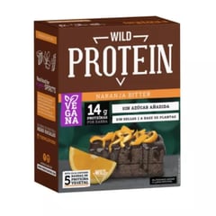 WILD PROTEIN - Pack de Barra de Cereal Sabor Naranja Bitter