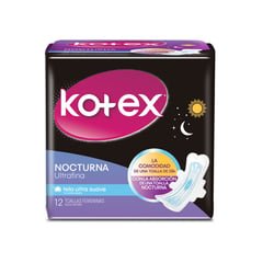 KOTEX - Toalla Higienica Nocturna Ultrafina