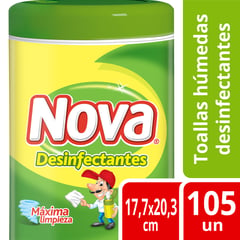 NOVA - Toalla Húmedas Desinfectantes