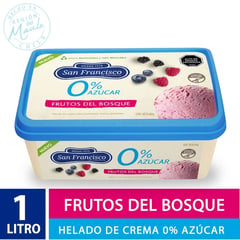 SAN FRANCISCO - HELADOS 0 FRUTOS BOSQ 1LT SAN FCO 1LT