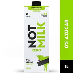 NOT MILK - Bebida Vegetal Zero Azúcar Not Mlik 1 L